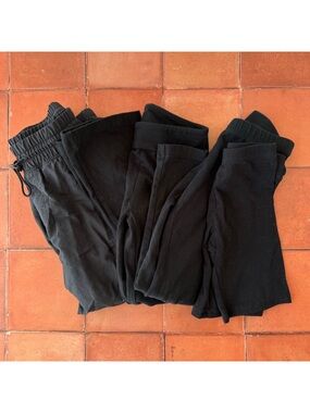 Sz 4/5 Girls Joggers / Leggings / Shorts Lot x4 Cat & Jack / Old Navy GUC